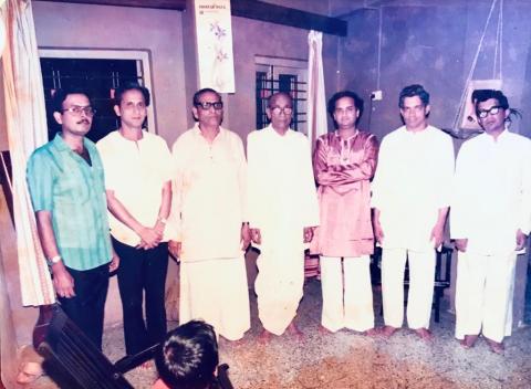 Arun Kashalkar with Pt Mallikarjun Mansur